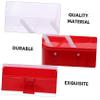 SUPVOX Fishing Gears Plastic Storage Box Household Tool Box Large Capacity Storage Portable Tool Container Translucent Plastic view 2