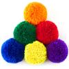 12-Pack Soft Fleece Balls Large 5-inch Dodgeball Playground Balls, Rainbow Pack Size for Dodge Ball, Handball, Camps and Schools view 4