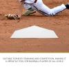 VOSAREA Baseball Home Plate Kids Baseball Pitcher Mat Thrown Down Softball Base Baseball Training Plate Pitchers Mound Rubber Base for Kids Pitching Hitting Practice (41X29CM) view 4