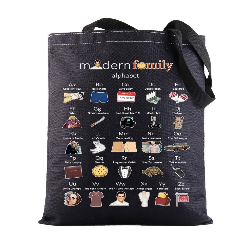BWWKTOP Phil Dunphy Tote Bag Modern TV Show Fans Gift Modern TV Show Inspired Shoulder Bag (Modern Abc Bl)