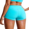 CRZ YOGA High Waisted Dolphin Board Shorts for Women 2.5'' - Quick Dry Swim Beach Bathing Suit Bottoms with Liner Turquoise X-Small view 2