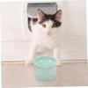 BESPORTBLE Elevated Tilted Cat Food Bowl Neck Guard Spill Design Easy to Comfortable for Better Digestion for Cats and Dogs view 2