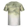 Amazon outlets Men's Graphic T-Shirts Big and Tall Short Sleeve Crewneck Shirt Funny Marble Print Loose Pullover Summer Clothes Hawaiian Shirt Yellow L view 2