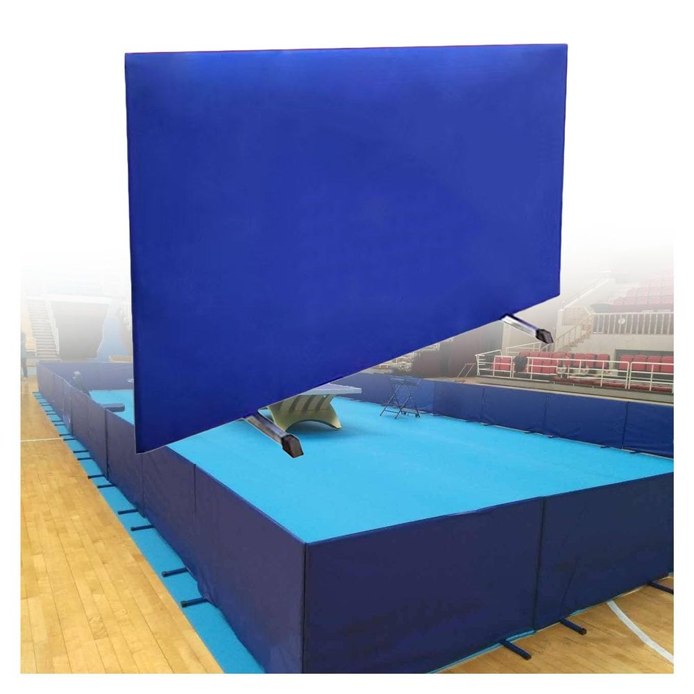 ZFUCMAYL Table Tennis Baffles,Foldable Obstacle Blocks Around Table Tennis Training Fences,Indoor Self Training Privacy Partitions Screen for Stadiums Club (Size : 140x75cm-8pcs)