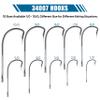 Fishing Hooks Saltwater O'Shaughnessy J Hooks Forged Stainless Steel Long Shank Trolling Hooks Extra Strong Sea Bass Hook for Saltwater Freshwater Fishing(7/0) view 4