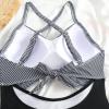 Akklian Women Ruched Wrap V Neck Cut Out One Piece Slimming Swimsuit High Waisted Monokini Tummy Control Bathing Suit view 3
