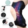 FoRes Knee Booster Non-Slip Breathable Knee Brace Alloy Skeleton Three-layer Composite Cotton Material Adjustable Three Gear Strength Suitable for Injured Fracture Support Sprain (Size : Medium) view 2