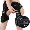 FoRes Knee Booster Non-Slip Breathable Knee Brace Alloy Skeleton Three-layer Composite Cotton Material Adjustable Three Gear Strength Suitable for Injured Fracture Support Sprain (Size : Medium) view 4