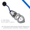 PT T8 Quick Release Snap Shackle - Marine - 316 Stainless Steel - Sailing - Rigging view 2