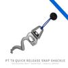 PT T8 Quick Release Snap Shackle - Marine - 316 Stainless Steel - Sailing - Rigging view 3