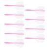 M METERXITY 9 Pack Integrated Dart Shaft and Flights-Screw in-one Dart Flight, Plastic Anti Break, Apply to Soft Tip Darts and Steel Tip Darts (2BA, Pink) view 1