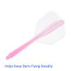 M METERXITY 9 Pack Integrated Dart Shaft and Flights-Screw in-one Dart Flight, Plastic Anti Break, Apply to Soft Tip Darts and Steel Tip Darts (2BA, Pink) view 4