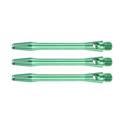 M METERXITY 3 Pack Darts Shafts - Aluminum Darts Stems Medium 2BA Thread, Apply to Darts Games/Darts Sports/Entertainmence/Party (48mm, Green)