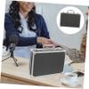jojofuny Aluminum Alloy Tool Case Sponge Lining for Storage Portable Briefcase for Instruments Versatile Toolbox for Home and Office Use view 3