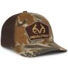 Realtree Advantage Camo Hat  Structured Hunting Cap with Mesh Back, Adjustable One Size, Brown view 3