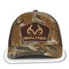Realtree Advantage Camo Hat  Structured Hunting Cap with Mesh Back, Adjustable One Size, Brown view 4