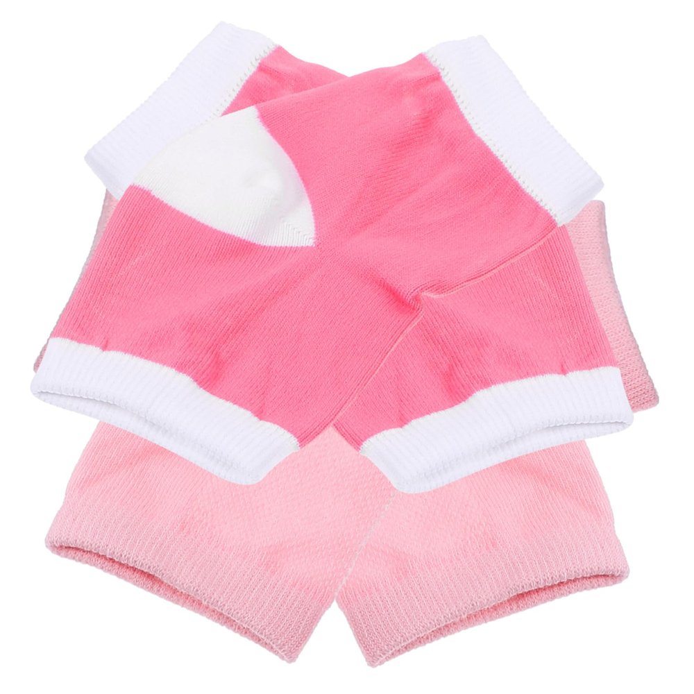 Gel Heel Socks 2 Pairs Vented Toe-Free Design