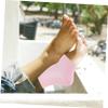 Gel Heel Socks 2 Pairs Vented Toe-Free Design view 4