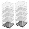 LIFKOME 8pcs Crystal Display Box Square Box Organizer Organizer Tiny Specimen Square Storage view 1
