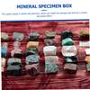 LIFKOME 8pcs Crystal Display Box Square Box Organizer Organizer Tiny Specimen Square Storage view 3