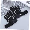 SUPVOX Non-Slip Sports Gloves Half Finger Gloves for Exercise Yoga Weightlifting Fitness Gym Barbell Dumbbell view 3
