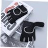 SUPVOX Non-Slip Sports Gloves Half Finger Gloves for Exercise Yoga Weightlifting Fitness Gym Barbell Dumbbell view 4
