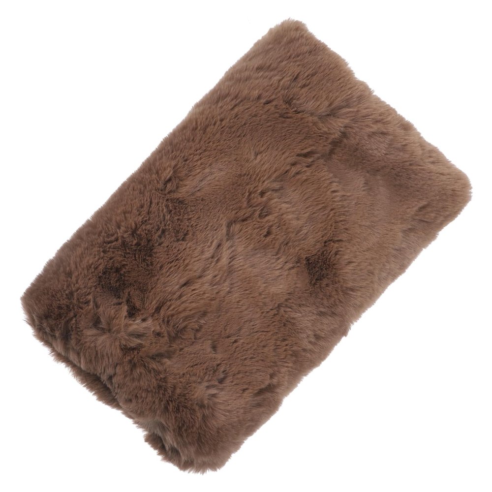 Balacoo Winter Hand Warmer Pillow Household Hands Muff Hand Heating Pad Outdoor Supply Warmer Sleeve Heated Hand Muff Hand Warm Muff Winter Warm Muff Faux Fur Cute Thermal Cover Miss, Coffee