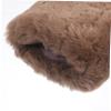 Balacoo Winter Hand Warmer Pillow Household Hands Muff Hand Heating Pad Outdoor Supply Warmer Sleeve Heated Hand Muff Hand Warm Muff Winter Warm Muff Faux Fur Cute Thermal Cover Miss, Coffee view 2