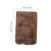 Balacoo Winter Hand Warmer Pillow Household Hands Muff Hand Heating Pad Outdoor Supply Warmer Sleeve Heated Hand Muff Hand Warm Muff Winter Warm Muff Faux Fur Cute Thermal Cover Miss, Coffee view 4