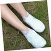 KOMBIUDA 3pairs Silicone Shoe Covers Rainproof Overshoes for Men Women Yellow Keep Shoes Clean Rainy Days view 3