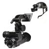 LEESEN Night Vision Goggles Head Mounted Monocular Digital Infrared 1920x1080P HD Save Photos & Videos with 6X Digital Zoom NVG Visual Distance 656 FT for Darkness Hunting, Camping, Black view 1