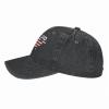 Renzund We Just Did 46 Hat Funny Vintage Cowboy Baseball Cap Washed Cotton Adjustable Unisex Black view 3
