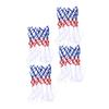 Sosoport Professional Mesh Basketball Net 4 Pack Portable Replacement for Coaches Players