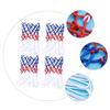 Sosoport Professional Mesh Basketball Net 4 Pack Portable Replacement for Coaches Players view 2