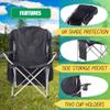 EZONE Folding Canopy Camp Chair for Outdoors Shade Canopy Portable Chair Camping, Tailgates, Beach, Pool, Lawn Chair Sunshade Travel Chair Folding Camping Chair (Upgraded - Green) view 4