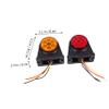 Healifty 2pcs Led Truck Trailer Lights Double-side Rear Tail Lights High Brightness Easy Installation view 3