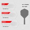 Target Darts K Flex Integrated Dart Flights and Shafts, No.2 White (Medium) | Pack of 3 K-Flex  No2, Kflex All in One Moulded Dart Flight & Stem | Professional Dart Accessories view 3