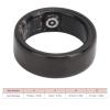 Sleep Tracking Smart Ring, Bluetooth IP68 Smart Health Ring with Charging Case, Wearable Fitness Ring Built in Pedometer for Men and Women, 7 Days Standby Time view 4