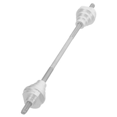 balacoo Bicycle Adjustment Bikes Wheel Bike Supply Bike Barrel Shaft Fixing Tool Thru Axle Adapter Tool for Bike Enthusiasts Bike Rims Adjustment Tools Truing Stand Component Outdoor Steel, Silver