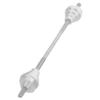 balacoo Bicycle Adjustment Bikes Wheel Bike Supply Bike Barrel Shaft Fixing Tool Thru Axle Adapter Tool for Bike Enthusiasts Bike Rims Adjustment Tools Truing Stand Component Outdoor Steel, Silver view 1