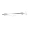 balacoo Bicycle Adjustment Bikes Wheel Bike Supply Bike Barrel Shaft Fixing Tool Thru Axle Adapter Tool for Bike Enthusiasts Bike Rims Adjustment Tools Truing Stand Component Outdoor Steel, Silver view 2