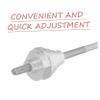 balacoo Bicycle Adjustment Bikes Wheel Bike Supply Bike Barrel Shaft Fixing Tool Thru Axle Adapter Tool for Bike Enthusiasts Bike Rims Adjustment Tools Truing Stand Component Outdoor Steel, Silver view 3