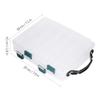 Fishing Baits Box Lures Holder Case Smooth Cover Large Capacity Plastic with 2 Types for Fishing Lovers (10 Cells) view 2