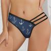 Nisza Anchors on Blue Women's Sexy Breathable Mesh Panties, 2XL, Style view 2