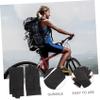 balacoo 1 Pair Half-Finger Gloves Fitness Fishing Bike Ice Silk, 17.5X9CM, Black view 3