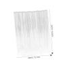 Amosfun Plastic Shower Curtain 3D Pattern Large Size Decorative Easy Install view 3