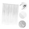Amosfun Plastic Shower Curtain 3D Pattern Large Size Decorative Easy Install view 4