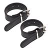 INOOMP 1pair Bike Basket Straps Pu Fastening Belts for Bicycle Front Cargo Basket Colorful Leather Straps for Boys and Girls Scooters Easy to Install view 1