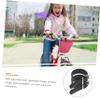 INOOMP 1pair Bike Basket Straps Pu Fastening Belts for Bicycle Front Cargo Basket Colorful Leather Straps for Boys and Girls Scooters Easy to Install view 4