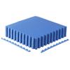 CAP Barbell 1/2-Inch Interlocking EVA Foam Exercise Puzzle Mat Home Gym Flooring - 2 Pack | 24" x 24" x 1/2" | T Pattern - Blue view 1